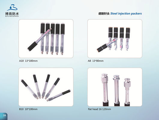 13*100mm A10 ou 10*100mm B10 embalagens de injecção de colagem impermeável de baixa pressão para centros comerciais