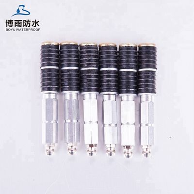 Função de resina de injecção de alumínio A8 Injection Packer 13 * 80mm para vedação de concreto