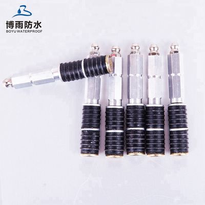 Função de resina de injecção de alumínio A8 Injection Packer 13 * 80mm para vedação de concreto