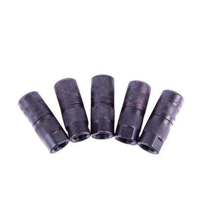 Estilo de design tradicional impermeável preto de aço inoxidável acoplador de mamilos de graxa para embalagens de injeção