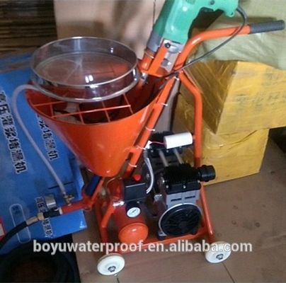 Máquina portátil de borracha de borracha de cimento sob alta pressão para revestimento de edifícios