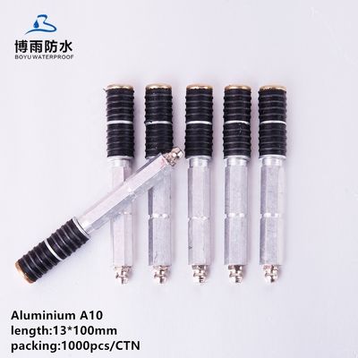 Embalagem de injecção impermeável 13*80mm A8 para betão de borracha de alumínio