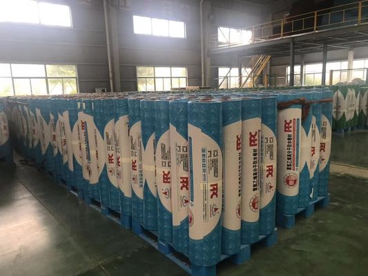 Membrana de material enrolado PVC à prova d'água para construção de casas com largura de 1,2-2,0 metros