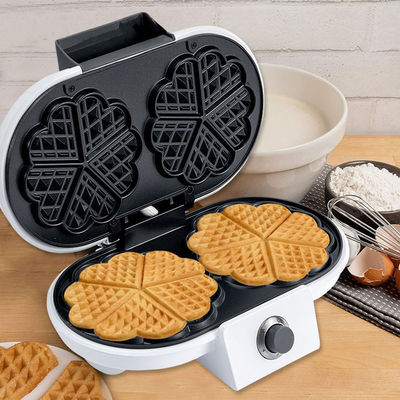 Logotipo personalizado Aceitável Fabricante de Waffle Duplo para Limpeza Rápida e Cozinha Anti-Aderência