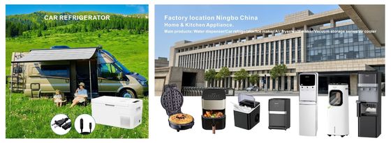 Personalização 1.8L Capacidade de água Operação silenciosa Carro Outdoor DC Ice Maker Bullet Ice