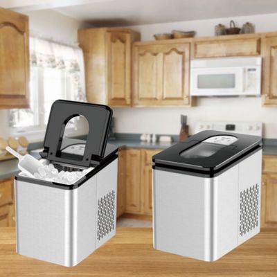 2.2L Capacidade de água Casa Cozinha Ice Maker Bullet Ice Operação silenciosa Personalização