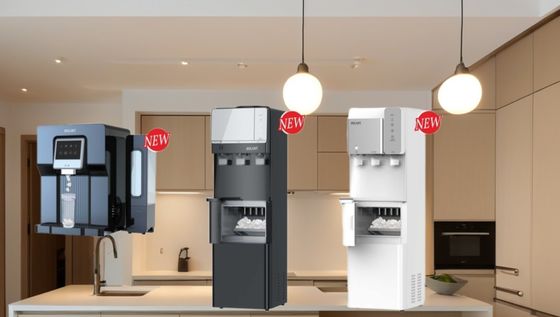 Máquina de fazer gelo de cozinha em casa de aço inoxidável com capacidade de água de 4.0L e operação silenciosa