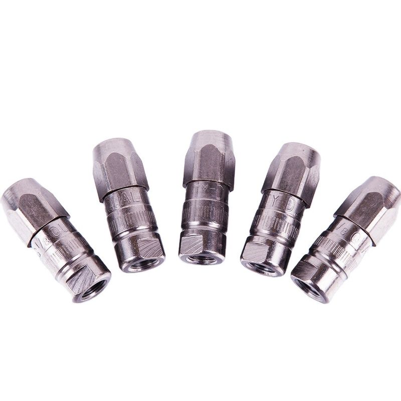 Combinador/adaptor de arma de graxa Silver B60 para um conjunto de ligação de engarrafamento de graxa de longa duração