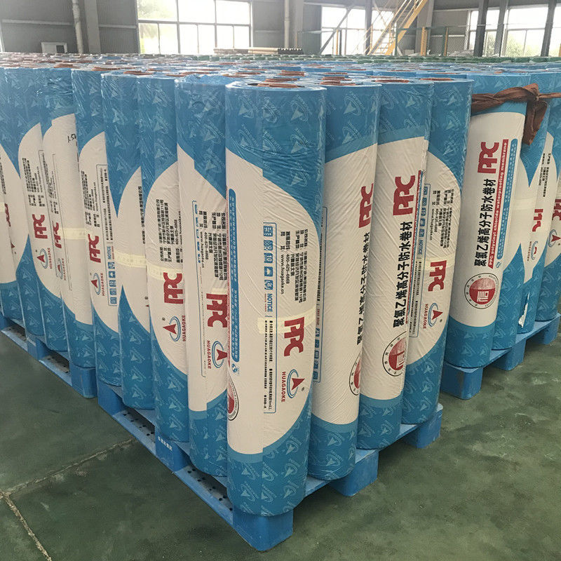 Membrana de material enrolado PVC à prova d'água para construção de casas com largura de 1,2-2,0 metros