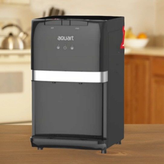 Dispensador de água quente e fria de carga inferior com sistema UF/RO
